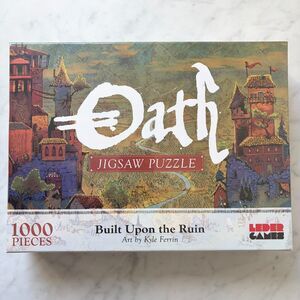 Oath Built Upon the Ruin 1000 Piece Jigsaw Puzzle Leder Games  Kyle Ferrin Art